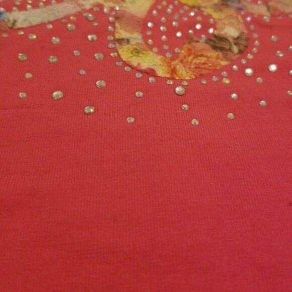 Wenchoice: Toddler Girls Small Rhinestone Butterfly Tee Size S - Picture 3 of 6